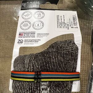 Smartwool Black and White Merino full cussion wool Socks